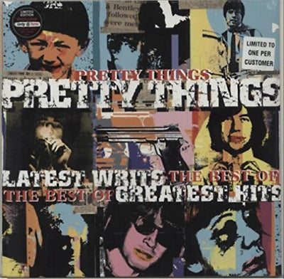 The Pretty Things - Latest Writs, Greatest Hits (180G Blue Vinyl) - Blind Tiger Record Club