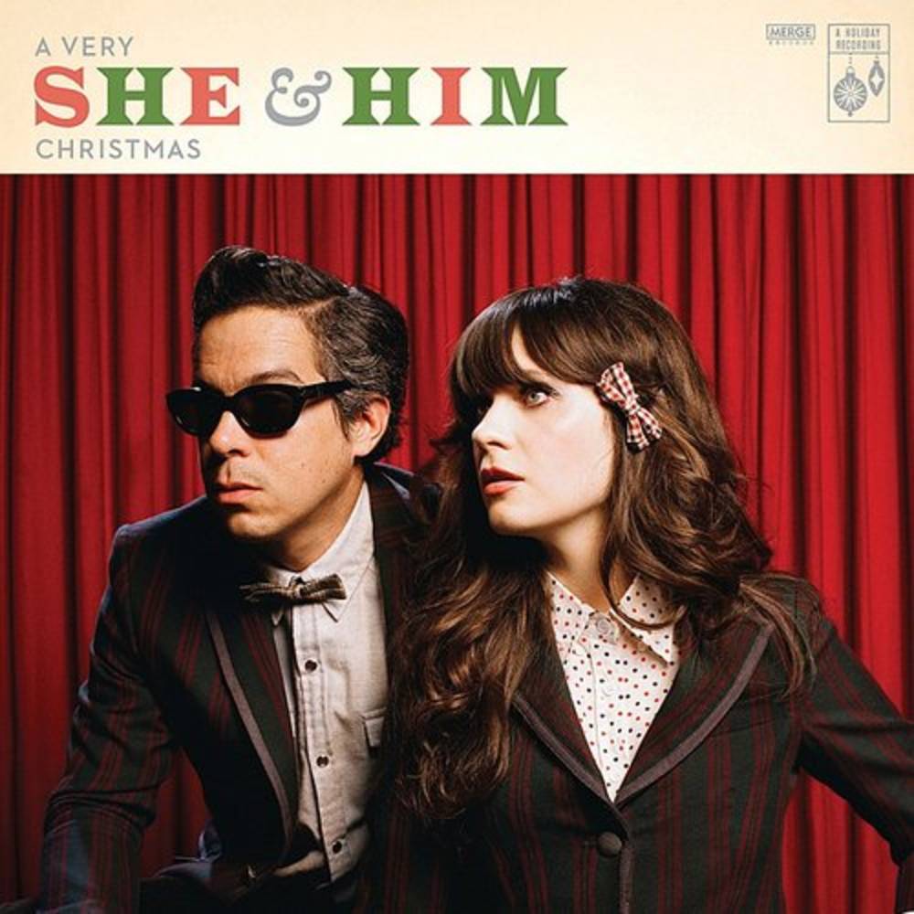 She & Him - A Very She & Him Christmas (Ltd. Ed. Tinsel Silver Vinyl) - Blind Tiger Record Club