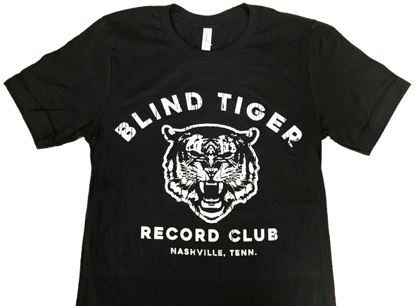 BTRC Short Sleeved T-Shirt (Black/White) - Blind Tiger Record Club