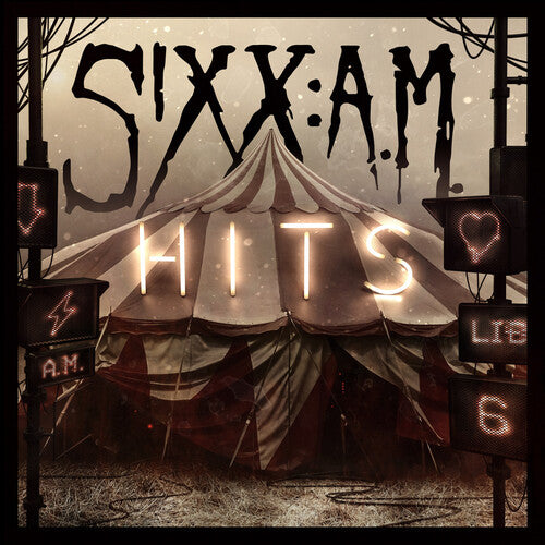 Sixx:A.M. - HITS (180G, Trans Red/Black Vinyl) - Blind Tiger Record Club