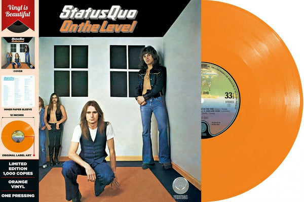 Status Quo - On The Level (Ltd. Ed. Orange Vinyl) - Blind Tiger Record Club