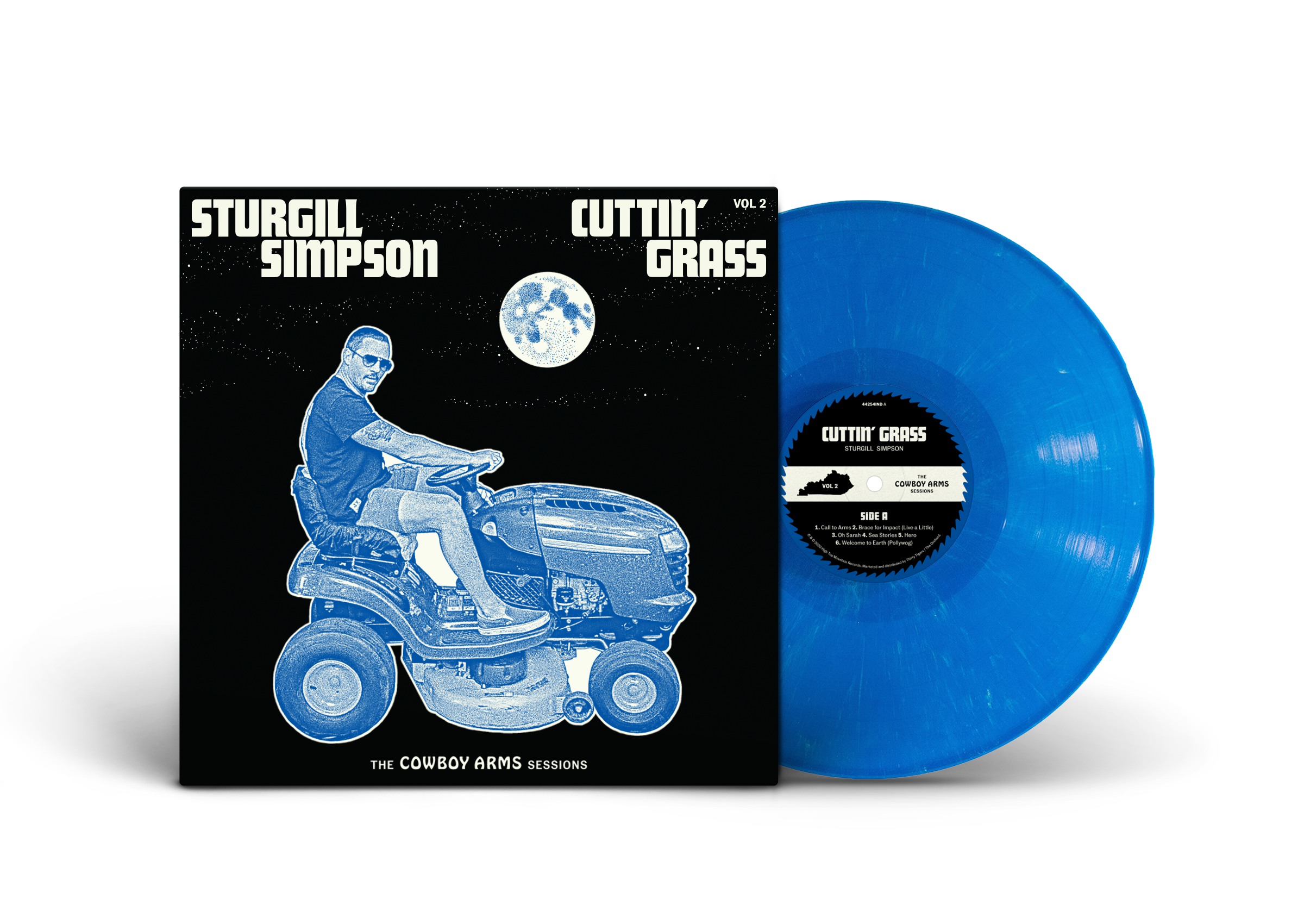 Sturgill Simpson - Cuttin' Grass Vol 2: Cowboy Arms Sessions (Ltd. Ed. Blue Vinyl) - Blind Tiger Record Club