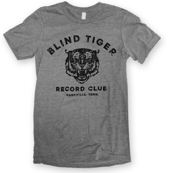 Logo Shirt (Heather Gray) - Blind Tiger Record Club