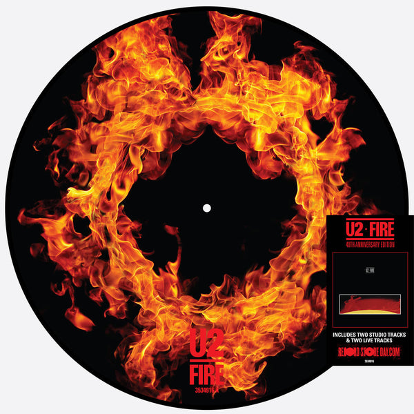 U2 - Fire (Ltd. Ed. Picture Disc) - Blind Tiger Record Club