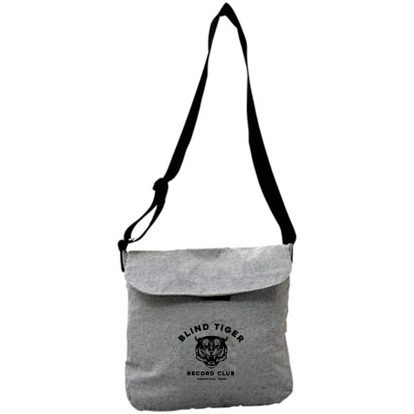 Vinyl Record Messenger Bag - Blind Tiger Record Club